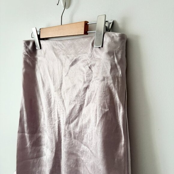 Aritzia Babaton Slip Mini Skirt Munroe Mauve Size 10 - Picture 4 of 8
